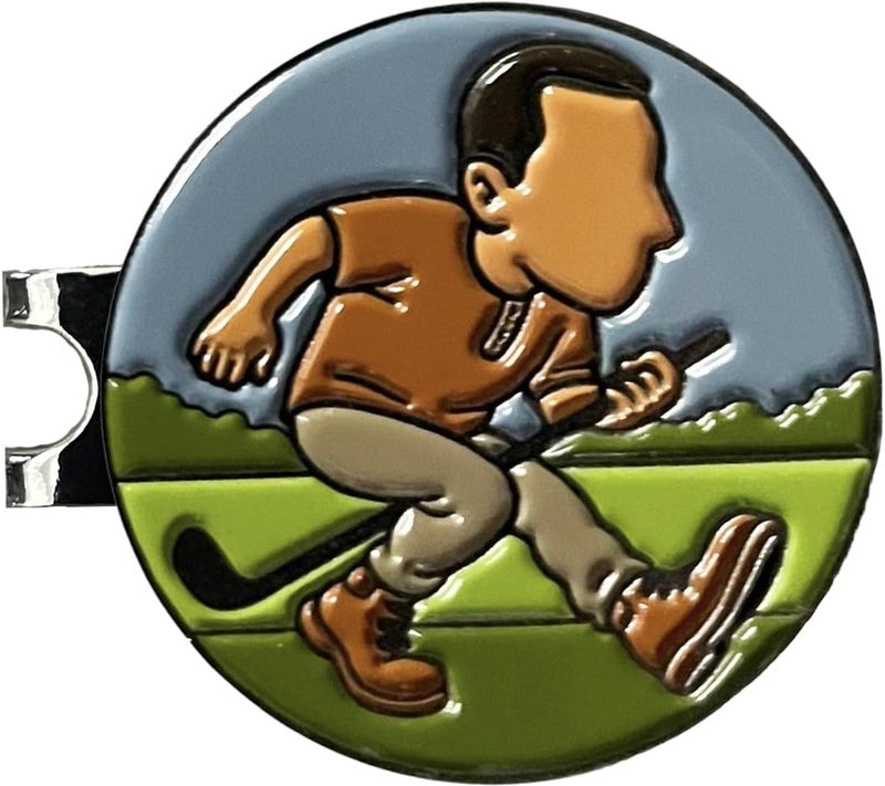 Balanced Co. . Funny Golf Hat Clip with Enamel Magnetic Ball Marker - Image 1